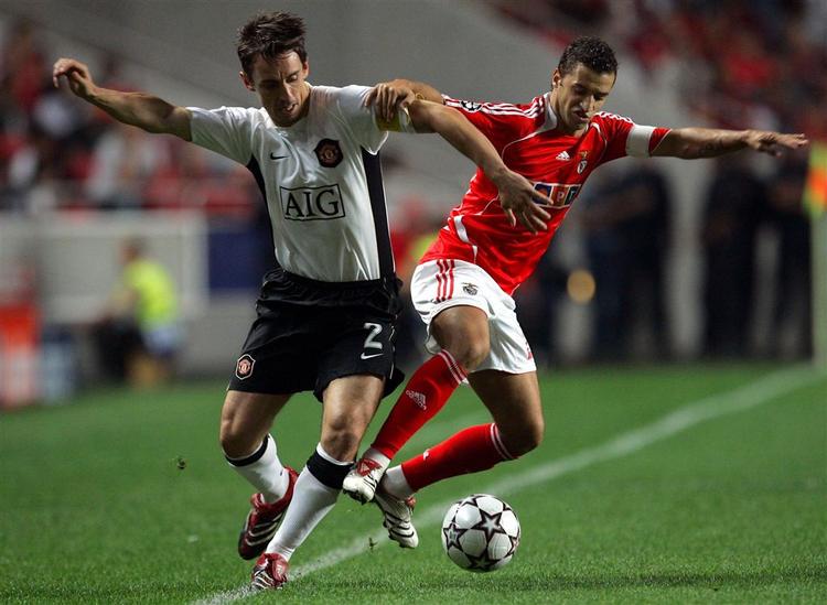 Manchester United fik hævn for sidste års nederlag til Benfica, da englænderne vandt 1-0 i Portugal. 