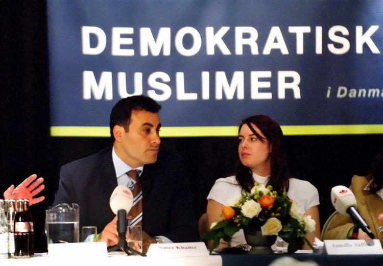 Her ses formand Naser Khader og næstformand Jamilla Jaffer til Demokratiske Muslimers første generalforsamling i april. 