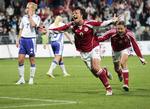 Maiken Pape scorede sit sjette mål i sin 11. landskamp, da hun sikrede den danske VM-kvalifikation. 