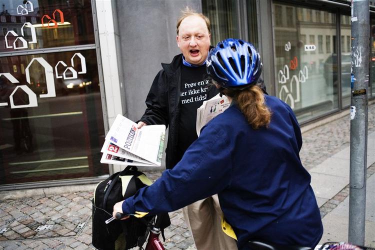Så bliver der debatteret nyt design på Politiken med en fast abonnement. 