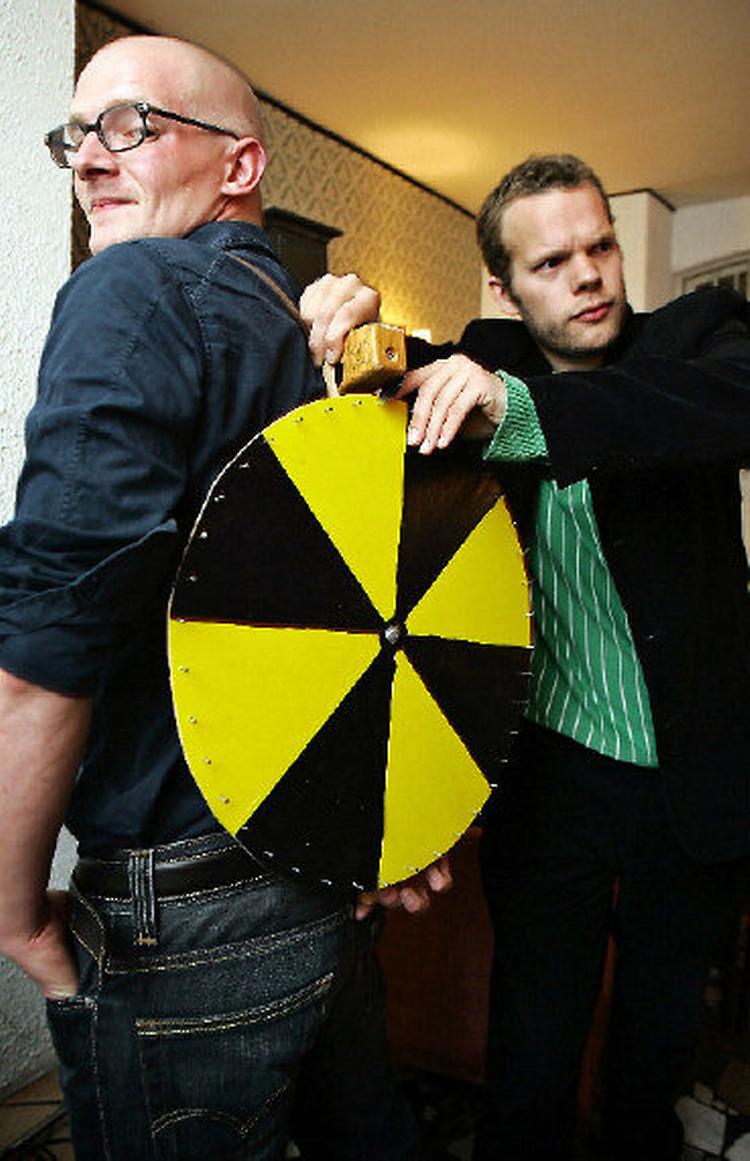 SHOWTIME. Lyrikkanonen er ved at varme op. Foto: Jens Dresling 