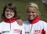 Signe Søes (tv.) og Anne Konring Olesen udgør det kvindelige især i dansk orienterings World Cup-trup. 