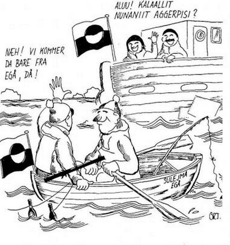 Tegning fra 1985, venligst udlånt af Dansk Forening for Rosport. 