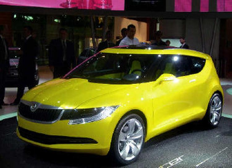 Skoda Joyster er foreløbig til sjov. Måske er den grundlaget for en ny Skoda-minibil. Foto: Allan Graubæk 