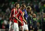 Skuffelsen var ikke til at skjule for Martin Jørgensen, Thomas Kahlenberg og Lars Jacobsen. 