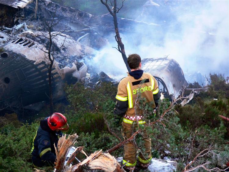 Der var 16 mennesker ombord på det forulykkede fly i Norge. Fire døde. 