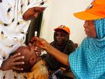 Poliovaccinering i Somalia. 