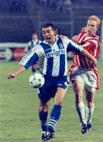 Erik Bo Andersen og AaB sluttede i 1995 Champions League-deltagelsen som de startede: med et 2-0-nederlag på udebane. 