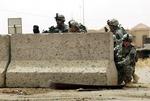Volden stiger i den irakiske by Mosul. 