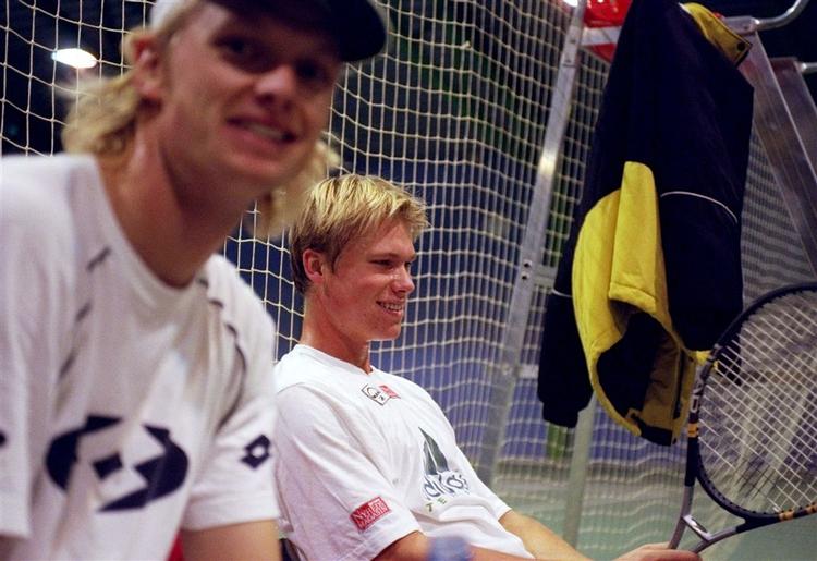 Danmarks to bedste herrer i tennis tørner sammen i turneringe i Kolding. 