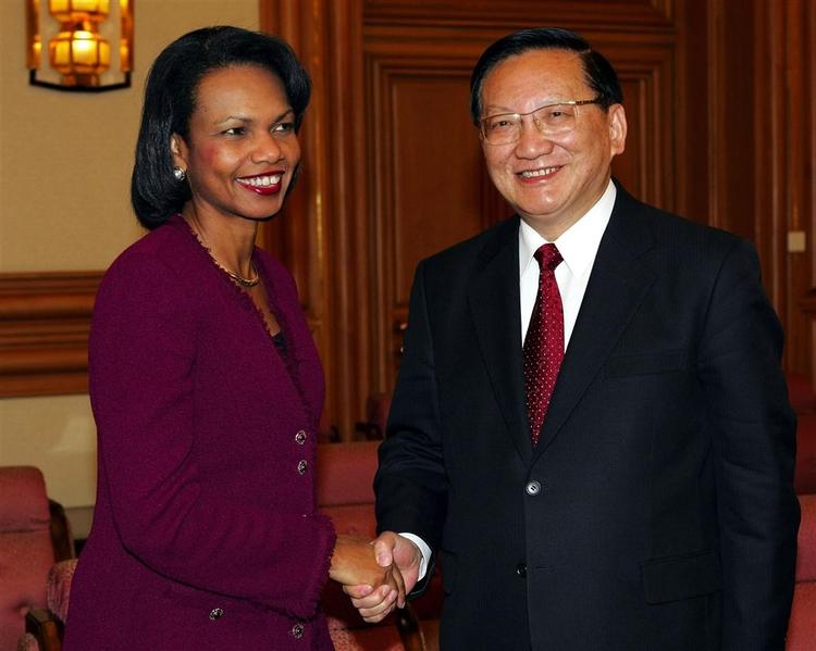 USA's udenrigsminister Condoleezza Rice mødtes i dag med Kinas Tang Jiaxuan i Beijing. 