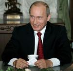 Putin fanget i vittighedsvirak. 