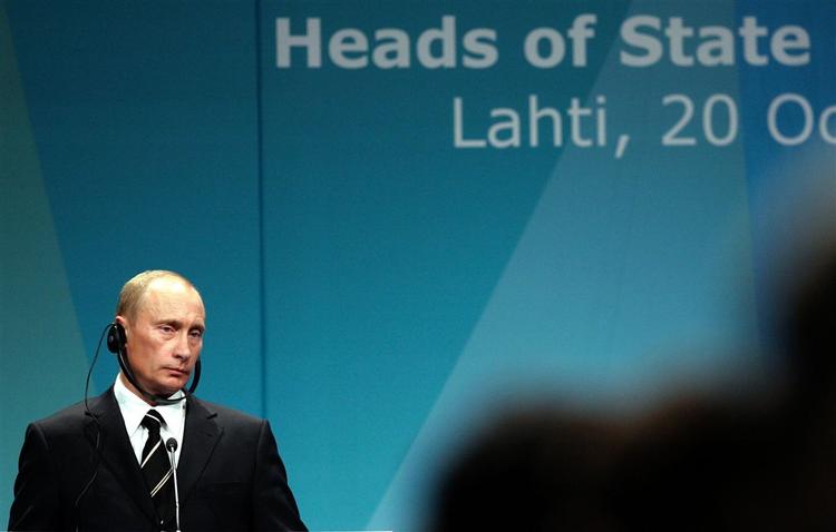 Pressemødet med Putin var en ren parodi. 