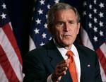 Bush er presset i Irak, men afviser, at strategien skal ændres. 