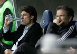 Fodboldagenten for Michael Laudrup (til venstre) kritiserer nu direktør for Brøndby IF, Per Bjerregaard, for at mangle format. 