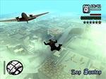 Udsigten over ens forbrydersyndikat i  Grand Theft Auto: San Andreas  til pc er bjergtagende   første gang nyder man turen så meget, at man helt glemmer at udløse faldskærmen. 