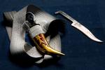 Det er sådan en kirpan, en troende Sikh nu får konfiskeret. 