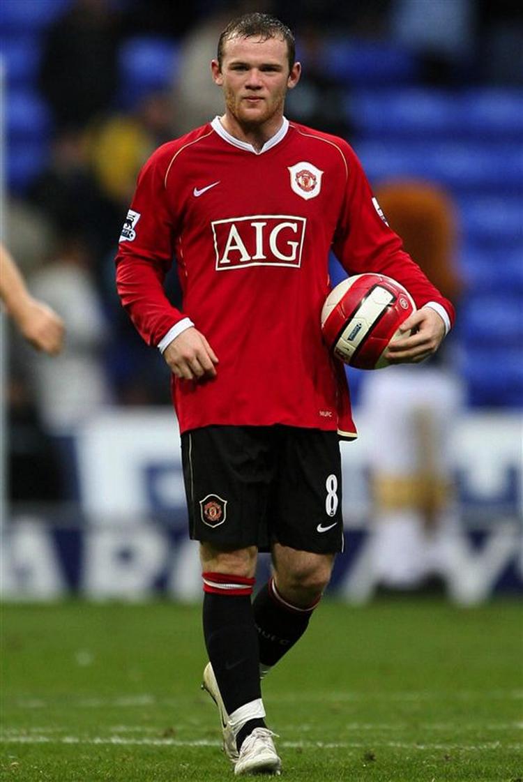 Wayne Rooney nettede tre gange i kampen mod Bolton. 