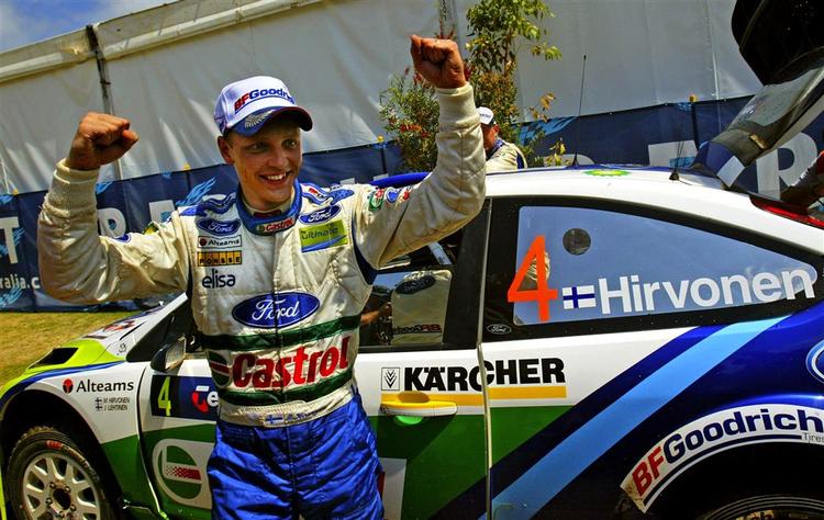 Mikko Hirvonen fra Finland vandt løbet i Australien, men ikke kunne ikke fravriste den samlede stilling fra franske Sébastian Loeb. 