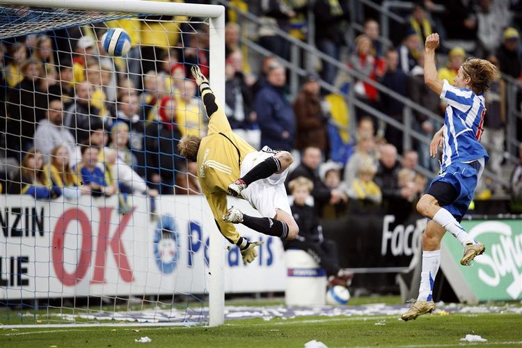 Ulrik Laursen scorede kampens enlige mål. 