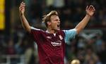 Teddy Sheringham  jubler efter 1-0-målet. 