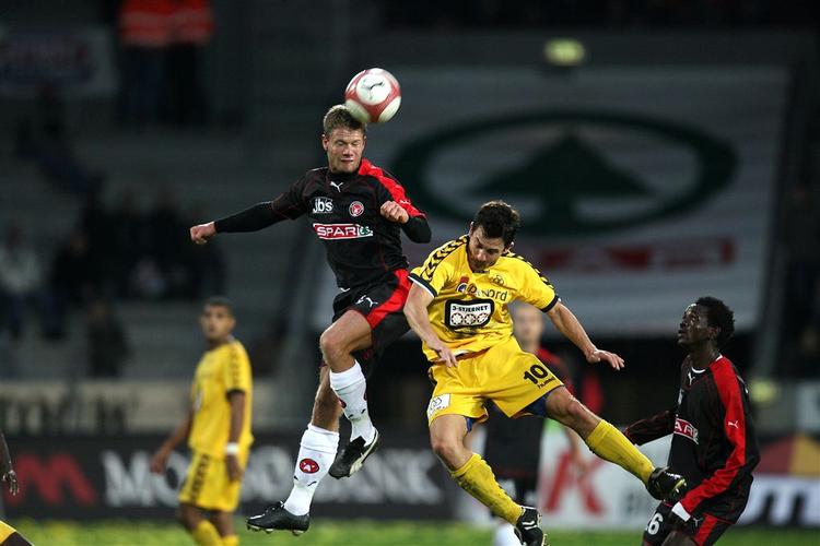 FC Midtjylland ligger på andenpladsen i Superligaen. 