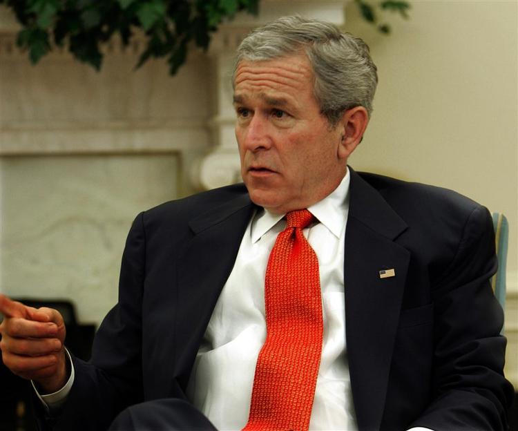 Tilslutningen til USA's præsident George W. Bush har aldrig været lavere. 