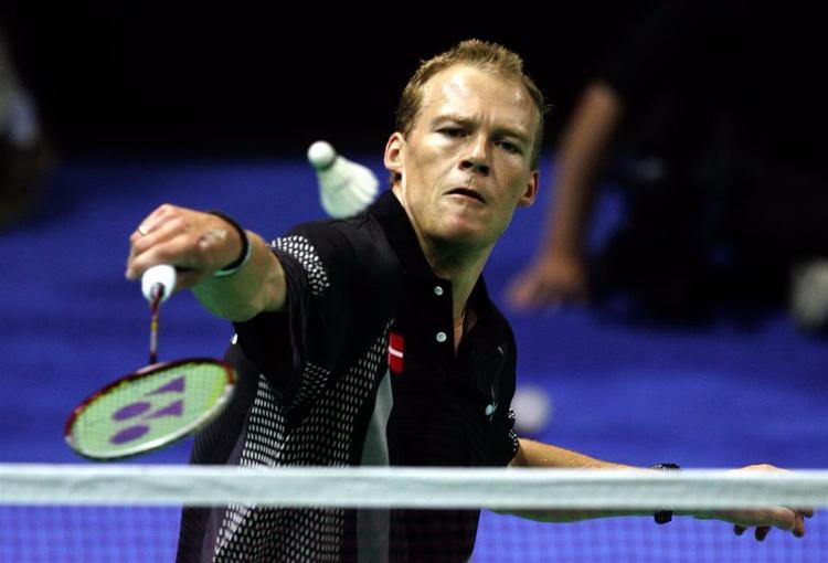 Kenneth Jonassen er meget tilfreds med at være blandt de sidste otte ved All England. 