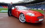 Skotske motorjournalisters favorit: Jaguar XK, som netop er blevet Årets Bil. 
