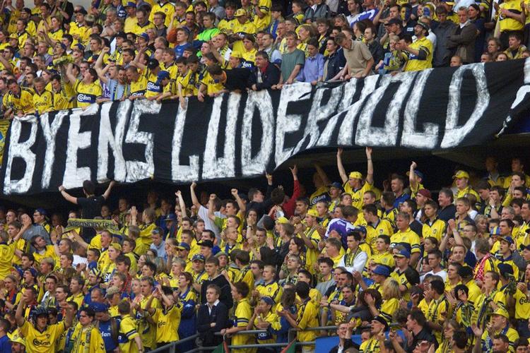 Tilrejsende Brøndby-tilhængere ved en kamp mod FCK i Parken med en saftig udmelding om modstanderne. Den går ikke på søndag. 