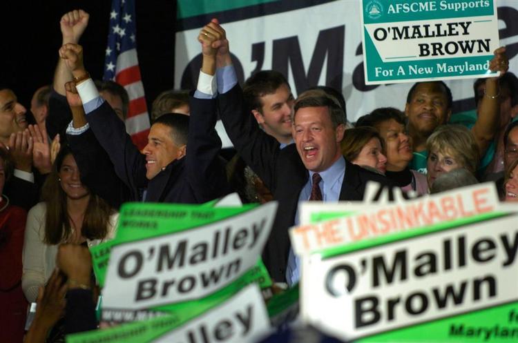 Den Demokratiske Martin O'Malley vandt guvernørposten i Maryland. 