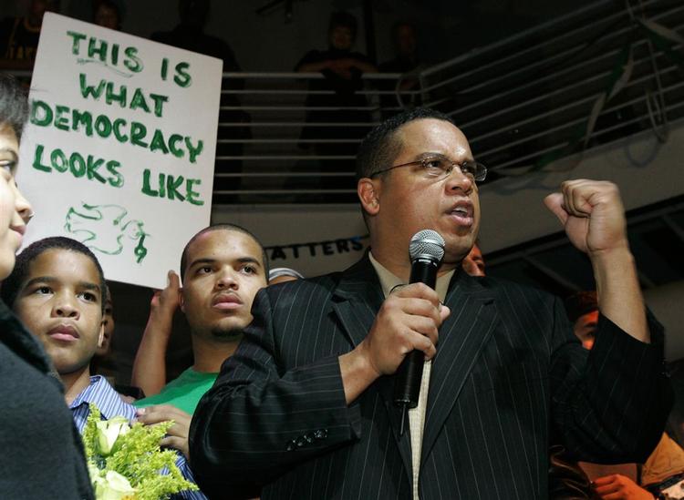 Demokraten Keith Ellison blev valgt ind med jødisk støtte på trods af at hans modstander er jøde. 
