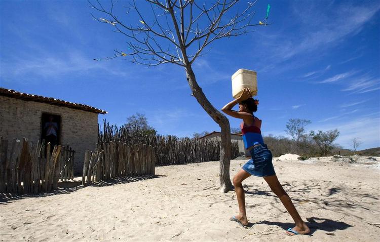 Nem adgang til rent vand skal være en statsgaranteret menneskeret, mener UNDP. I Brasilien må landboerne gå langt efter livsnødvendigheden. 