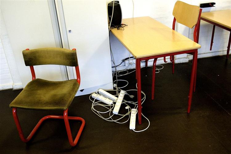 Flere gymnasier står tomme i dag på grund af elevblokader. 