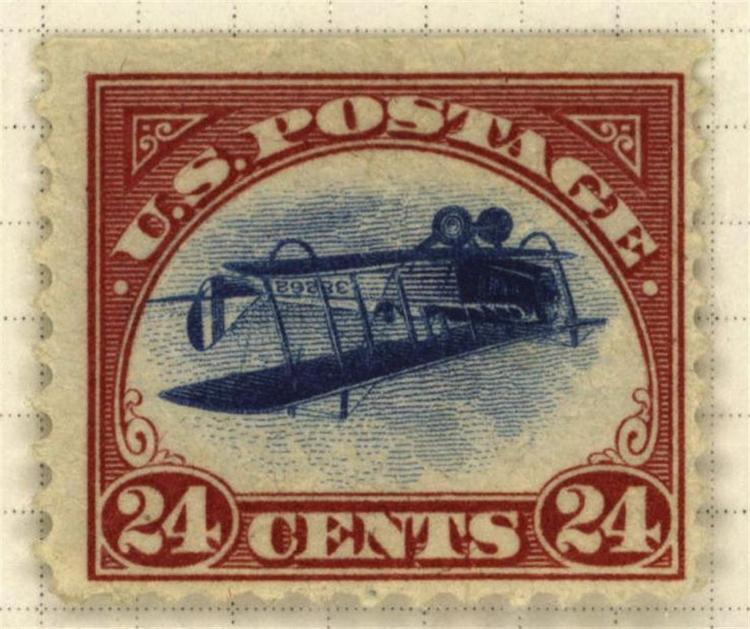 Frimærket 'Inverted Jenny' ligger måske i en forsejlet stemmeboks i Florida. Hvis Frimærket er ægte kan det være op til 200.000 dollar værd. 