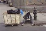 Tid til frokost på gaden i New York. 35 millioner amerikanere lever med sult i en eller anden grad, viser ny rapport. 