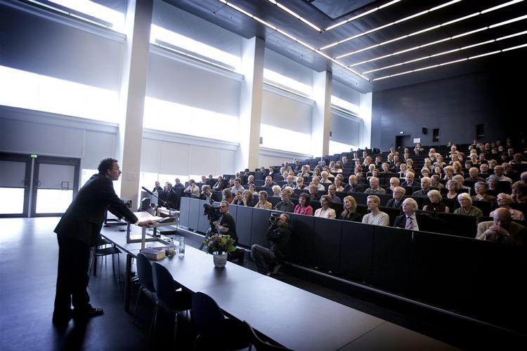 Forelæsning på Københavns Universitet. 