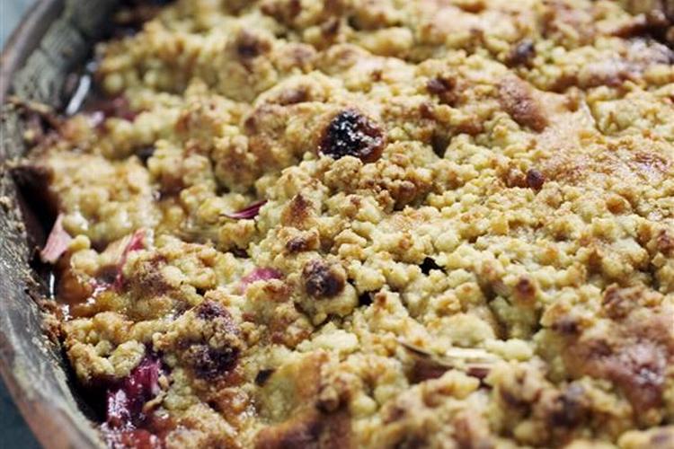 Rabarbercrumble