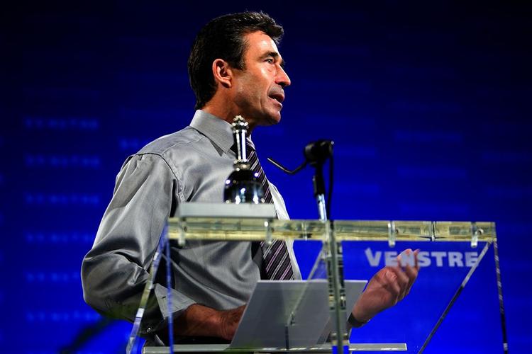 Anders Fogh Rasmussen sagde i dag på Venstres landsmøde i Odense, at de danske soldater vil blive trukket tilbage fra Irak, når irakerne kan tage vare på sikkerheden selv. 