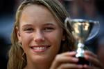 Caroline Wozniacki vandt  i sommer  juniorernes Wimbledon-turnering. 