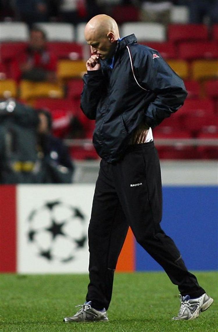 Ståle Solbakken efter nederlaget til Benfica. Han mener, det er svært at være udehold i Champions League. 