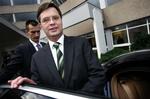The Balkenende Standard - the Netherlands Labour Party says party members who earn more than Prime Minister Jan Peter Balkenende (archive photo) while working for the government will no longer be considered for certain public offices 