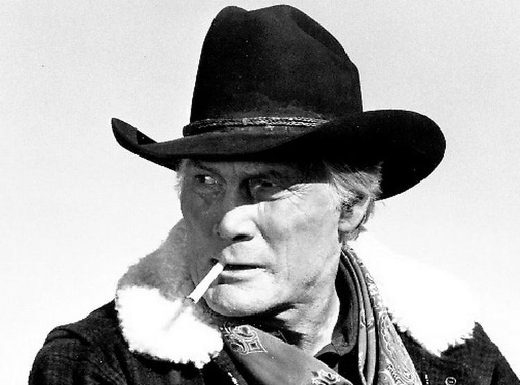 Jack Palance som Curly Washburn i 'Herretur' fra 1991. 