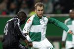 Daniel Jensen spillede de første 78 minutter i aftes mod Chelsea og Makelele. 