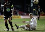 Marcus Allbäck, der scorede for FCK i kampen mod Randers FC. 