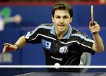 Michael Maze og tyske Timo Boll vil via træningssamarbejde forsøge at matche de dominerende kinesere. 
