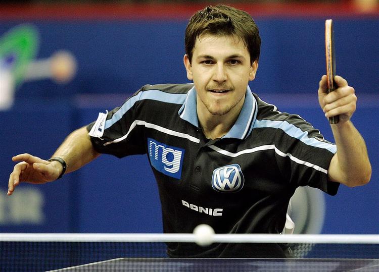 Michael Maze og tyske Timo Boll vil via træningssamarbejde forsøge at matche de dominerende kinesere. 
