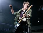 Keith Richards fra Rolling Stones ses under gruppens koncert i Los Angeles 22. november. 