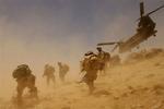 Soldater under aktion i Afghanistan. 