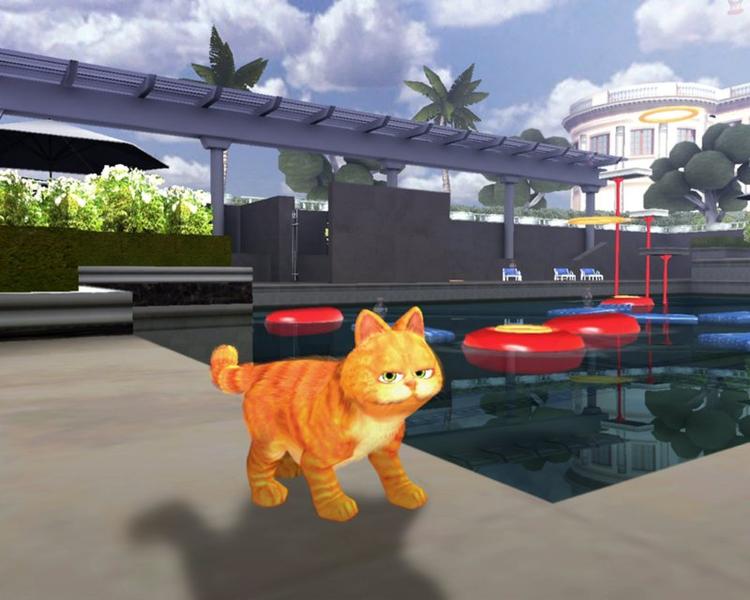 I 'Garfield 2' er Garfield blevet forvekslet med en rig prinse-kat og har derfor adgang til et stort gammelt slot. Platformsaction af den mest fortærskede skuffe. En skam, for katten har charmen til et bedre spil. 